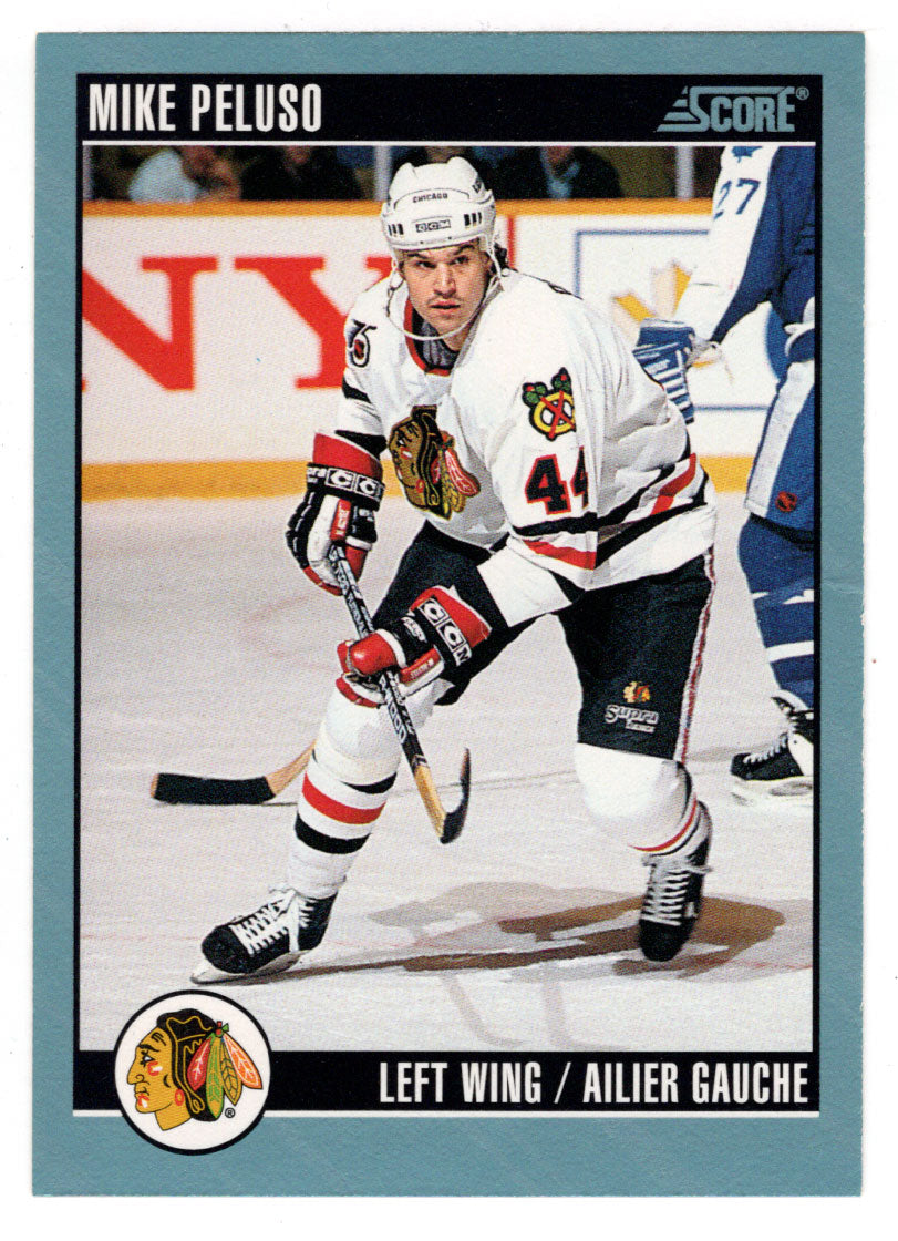 Mike Peluso - Chicago Blackhawks (NHL Hockey Card) 1992-93 Score Canadian # 536 Mint