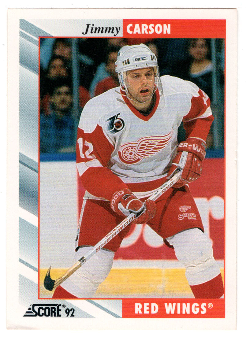 Jimmy Carson - Detroit Red Wings (NHL Hockey Card) 1992-93 Score # 9 Mint