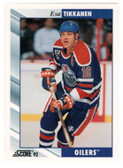 Esa Tikkanen - Edmonton Oilers (NHL Hockey Card) 1992-93 Score # 16 Mint