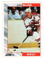 John MacLean - New Jersey Devils (NHL Hockey Card) 1992-93 Score # 30 Mint