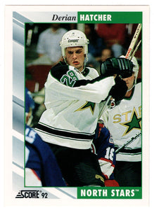 Derian Hatcher - Minnesota North Stars (NHL Hockey Card) 1992-93 Score # 51 Mint