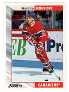 Mathieu Schneider - Montreal Canadiens (NHL Hockey Card) 1992-93 Score # 69 Mint