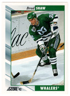 Brad Shaw - Hartford Whalers (NHL Hockey Card) 1992-93 Score # 85 Mint