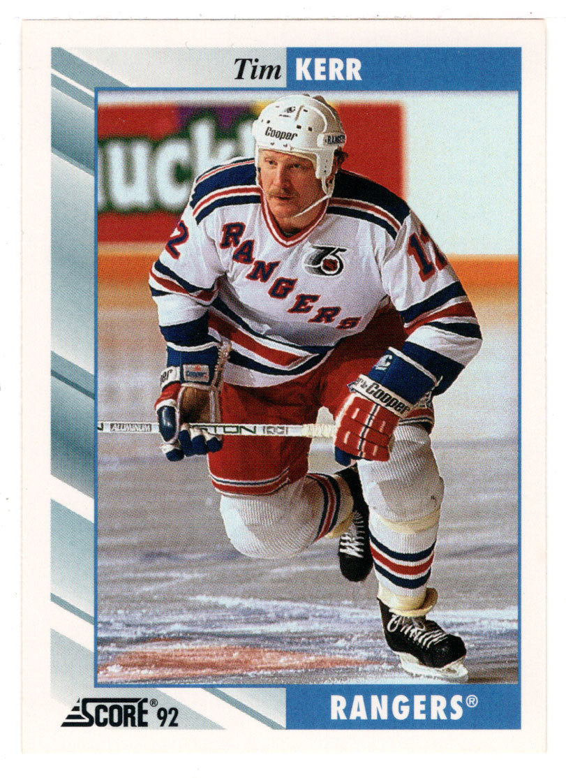 Tim Kerr - New York Rangers (NHL Hockey Card) 1992-93 Score # 93 Mint
