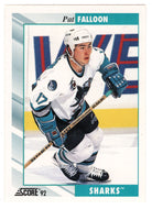 Pat Falloon - San Jose Sharks (NHL Hockey Card) 1992-93 Score # 125 Mint