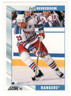 Jeff Beukeboom - New York Islanders (NHL Hockey Card) 1992-93 Score # 137 Mint