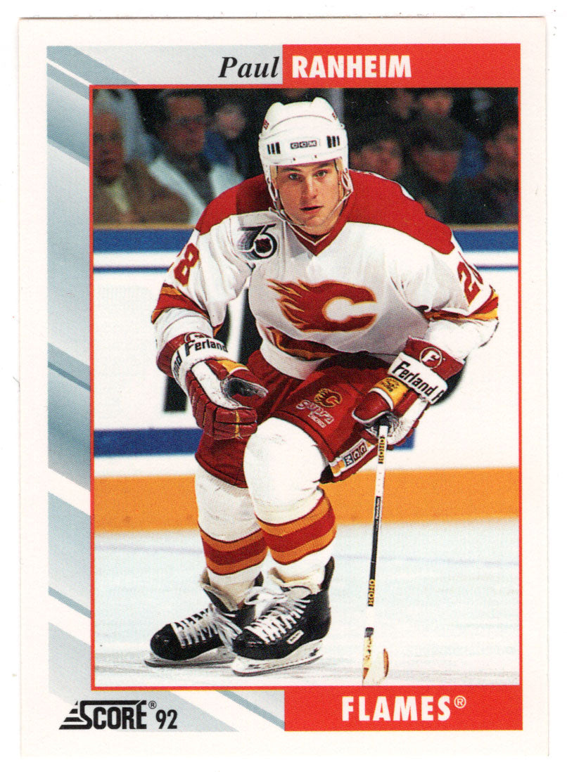Paul Ranheim - Calgary Flames (NHL Hockey Card) 1992-93 Score # 149 Mint