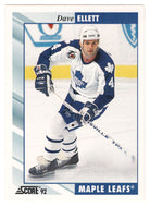 Dave Ellett - Toronto Maple Leafs (NHL Hockey Card) 1992-93 Score # 152 Mint