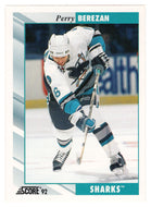 Perry Berezan - San Jose Sharks (NHL Hockey Card) 1992-93 Score # 169 Mint