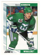 Steve Konroyd - Hartford Whalers (NHL Hockey Card) 1992-93 Score # 172 Mint