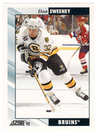 Don Sweeney - Boston Bruins (NHL Hockey Card) 1992-93 Score # 186 Mint