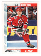 Valeri Zelepukin - New Jersey Devils (NHL Hockey Card) 1992-93 Score # 206 Mint