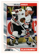 Michel Goulet - Chicago Blackhawks (NHL Hockey Card) 1992-93 Score # 222 Mint