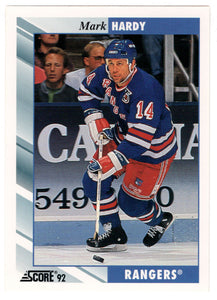 Mark Hardy - New York Rangers (NHL Hockey Card) 1992-93 Score # 247 Mint