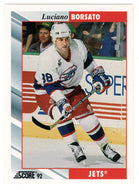 Luciano Borsato - Winnipeg Jets (NHL Hockey Card) 1992-93 Score # 256 Mint