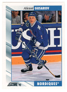 Alexei Gusarov - Quebec Nordiques (NHL Hockey Card) 1992-93 Score # 264 Mint