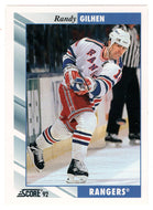 Randy Gilhen - New York Rangers (NHL Hockey Card) 1992-93 Score # 268 Mint