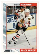 Bryan Marchment - Chicago Blackhawks (NHL Hockey Card) 1992-93 Score # 288 Mint