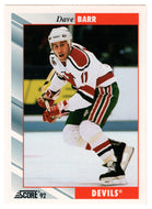 Dave Barr - New Jersey Devils (NHL Hockey Card) 1992-93 Score # 315 Mint
