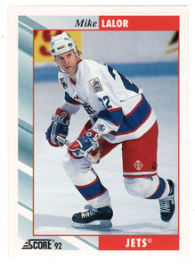 Mike Lalor - Winnipeg Jets (NHL Hockey Card) 1992-93 Score # 363 Mint
