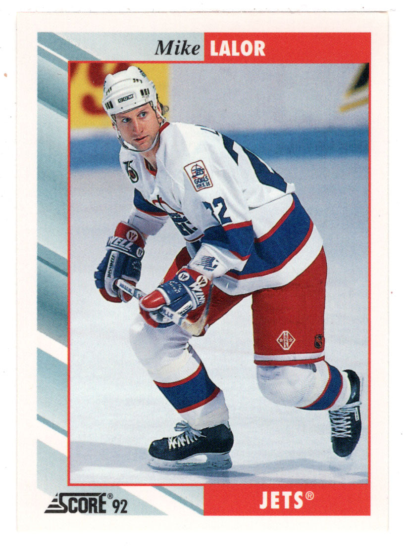 Mike Lalor - Winnipeg Jets (NHL Hockey Card) 1992-93 Score # 363 Mint