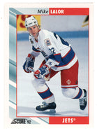 Mike Lalor - Winnipeg Jets (NHL Hockey Card) 1992-93 Score # 363 Mint