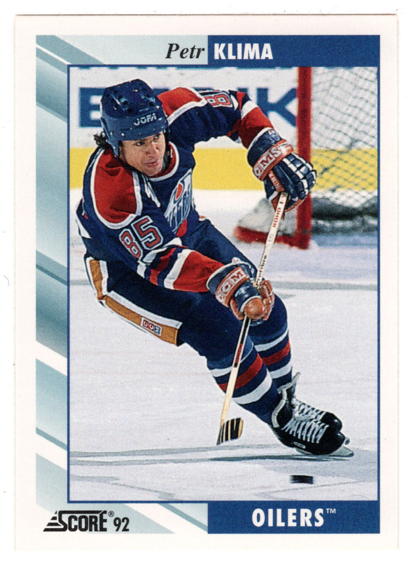 Petr Klima - Edmonton Oilers (NHL Hockey Card) 1992-93 Score # 383 Mint