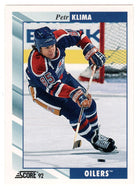 Petr Klima - Edmonton Oilers (NHL Hockey Card) 1992-93 Score # 383 Mint