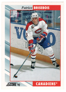 Patrice Brisebois - Montreal Canadiens (NHL Hockey Card) 1992-93 Score # 388 Mint