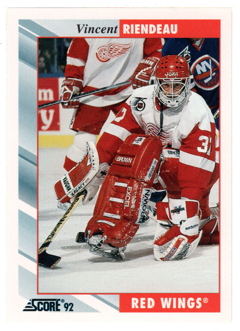 Vincent Riendeau - Detroit Red Wings (NHL Hockey Card) 1992-93 Score # 396 Mint
