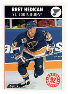 Bret Hedican RC - St. Louis Blues - Top Prospect (NHL Hockey Card) 1992-93 Score # 471 Mint