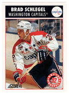 Brad Schlegel - Washington Capitals - Top Prospect (NHL Hockey Card) 1992-93 Score # 477 Mint