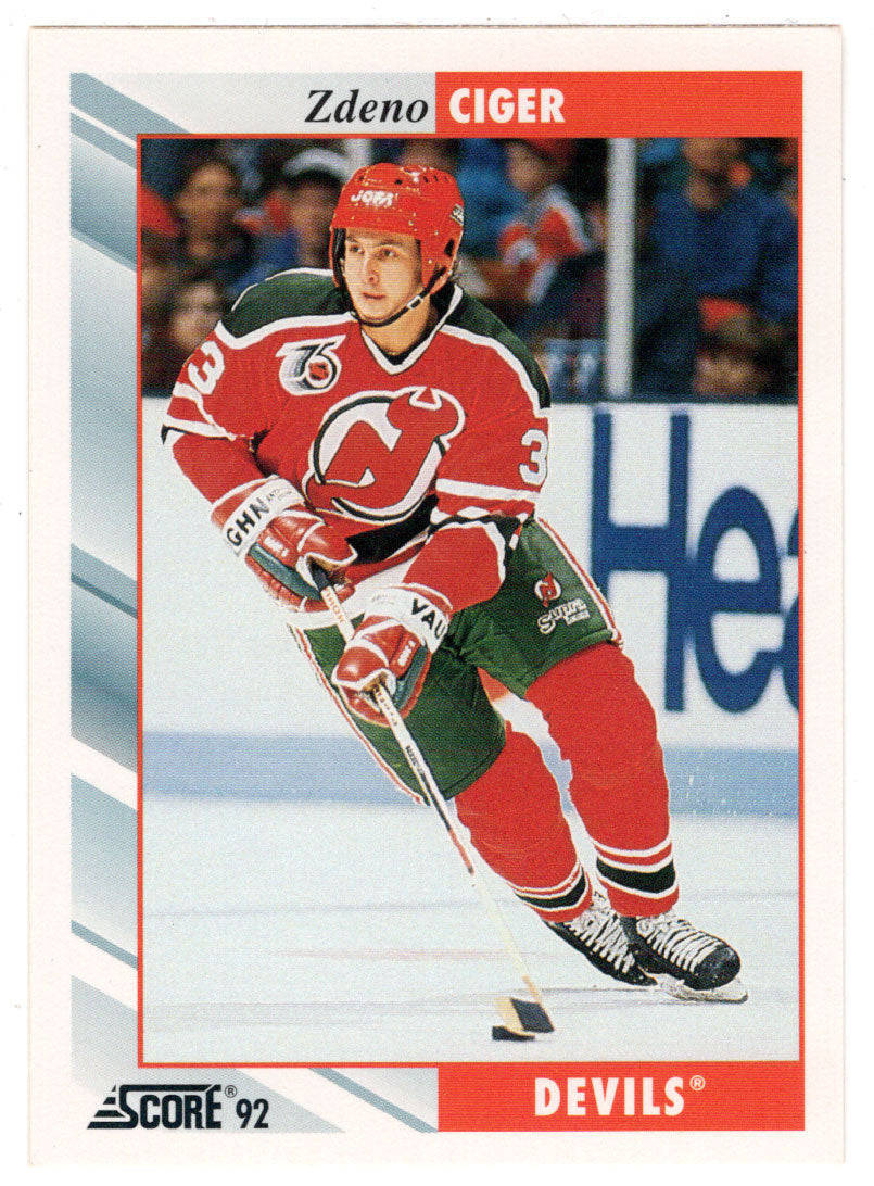 Zdeno Ciger - New Jersey Devils (NHL Hockey Card) 1992-93 Score # 534 Mint