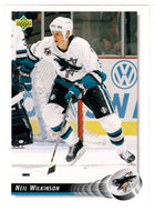 Neil Wilkinson - San Jose Sharks (NHL Hockey Card) 1992-93 Upper Deck # 30 Mint