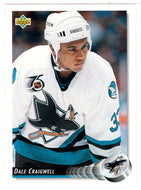 Dale Craigwell - San Jose Sharks (NHL Hockey Card) 1992-93 Upper Deck # 40 Mint