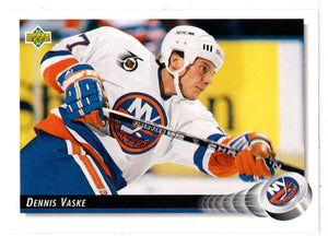 Dennis Vaske - New York Islanders (NHL Hockey Card) 1992-93 Upper Deck # 50 Mint