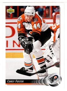 Corey Foster - Philadelphia Flyers (NHL Hockey Card) 1992-93 Upper Deck # 53 Mint