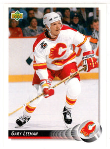 Gary Leeman - Calgary Flames (NHL Hockey Card) 1992-93 Upper Deck # 66 Mint