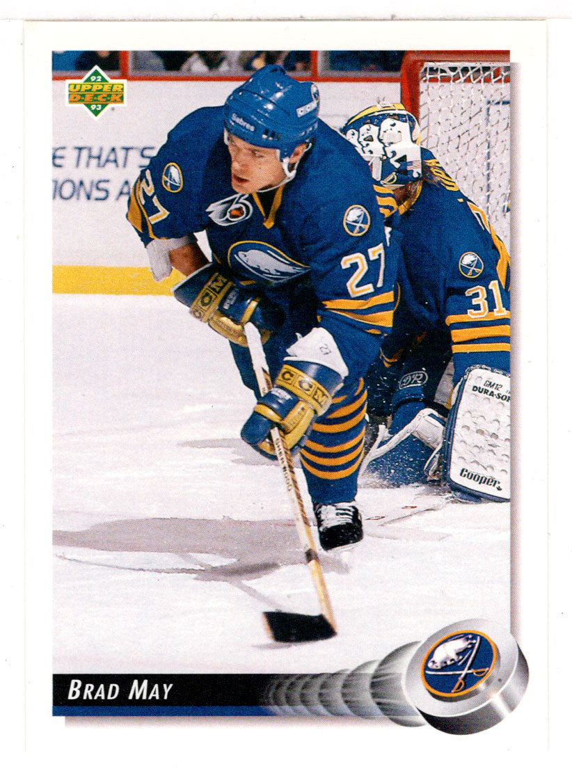 Brad May - Buffalo Sabres (NHL Hockey Card) 1992-93 Upper Deck # 74 Mint