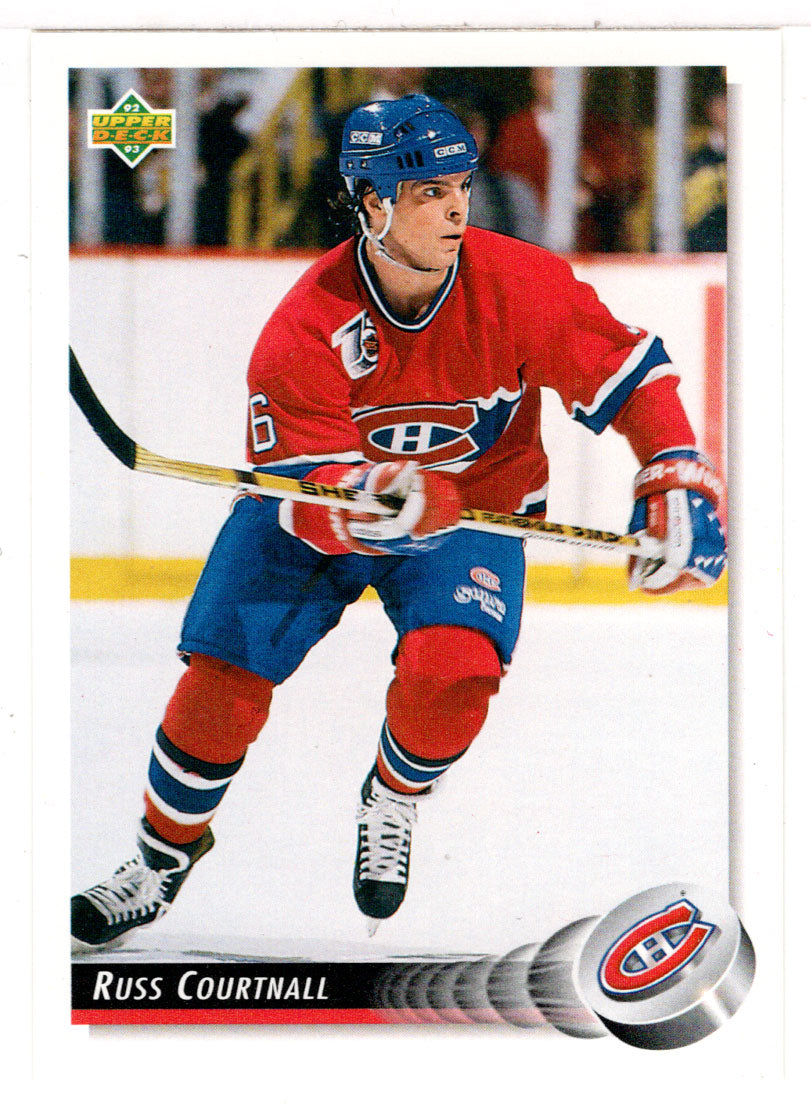 Russ Courtnall - Montreal Canadiens (NHL Hockey Card) 1992-93 Upper Deck # 94 Mint