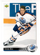 Steven Rice - Edmonton Oilers (NHL Hockey Card) 1992-93 Upper Deck # 98 Mint