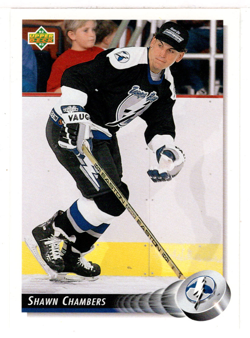 Shawn Chambers - Tampa Bay Lightning (NHL Hockey Card) 1992-93 Upper Deck # 104 Mint