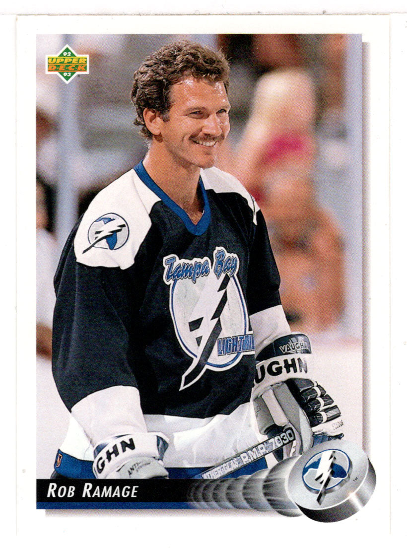 Rob Ramage - Tampa Bay Lightning (NHL Hockey Card) 1992-93 Upper Deck # 105 Mint