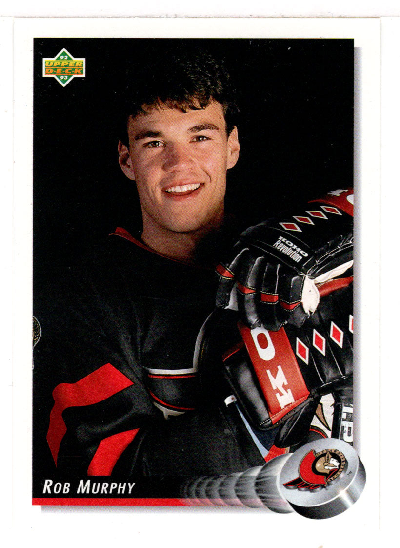 Rob Murphy - Ottawa Senators (NHL Hockey Card) 1992-93 Upper Deck # 108 Mint