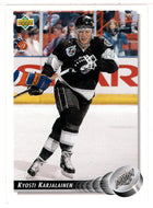 Kyosti Karjalainen - Los Angeles Kings (NHL Hockey Card) 1992-93 Upper Deck # 111 Mint