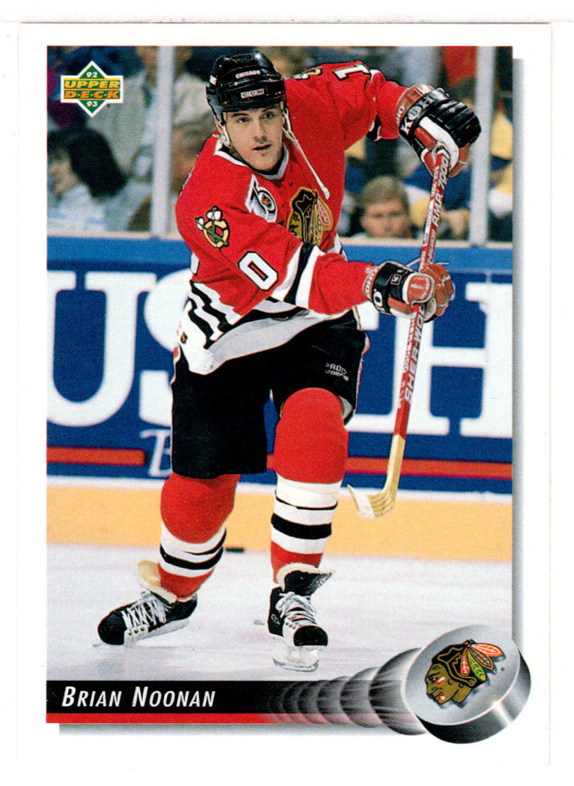 Brian Noonan - Chicago Blackhawks (NHL Hockey Card) 1992-93 Upper Deck # 117 Mint