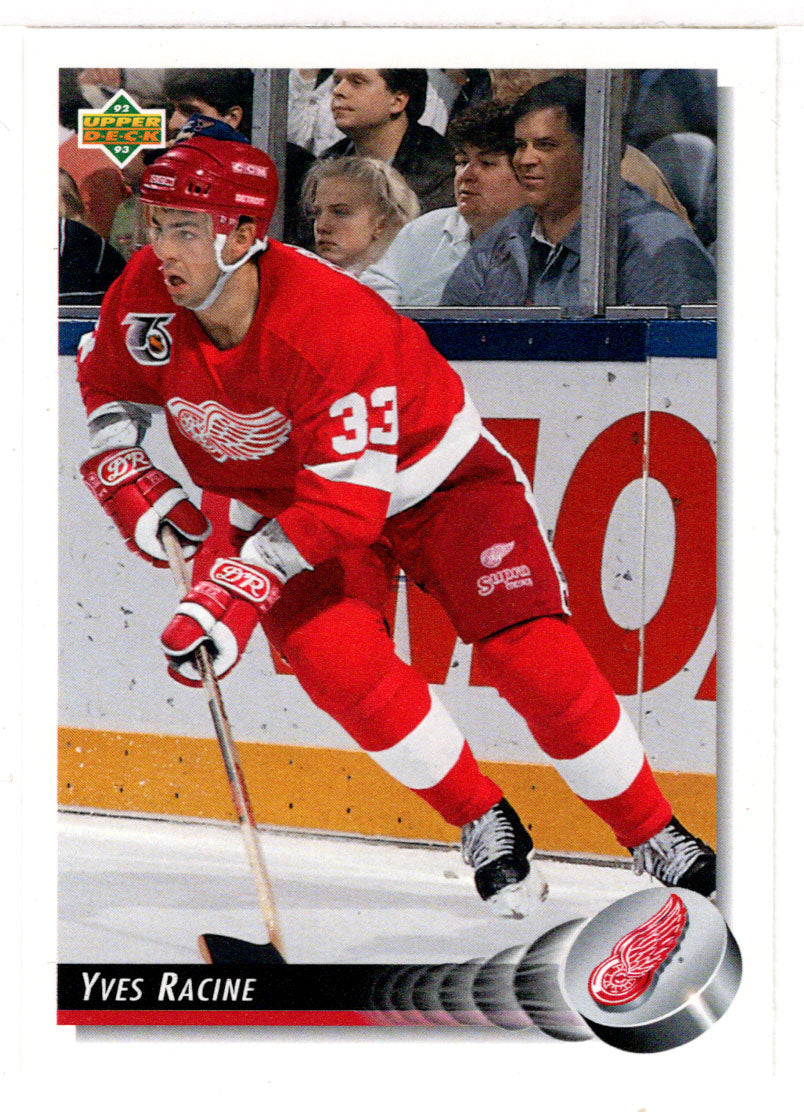 Yves Racine - Detroit Red Wings (NHL Hockey Card) 1992-93 Upper Deck # 142 Mint