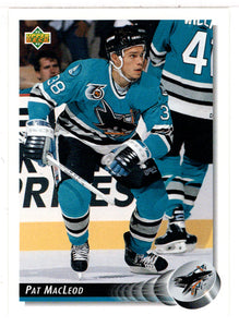 Pat MacLeod - San Jose Sharks (NHL Hockey Card) 1992-93 Upper Deck # 146 Mint