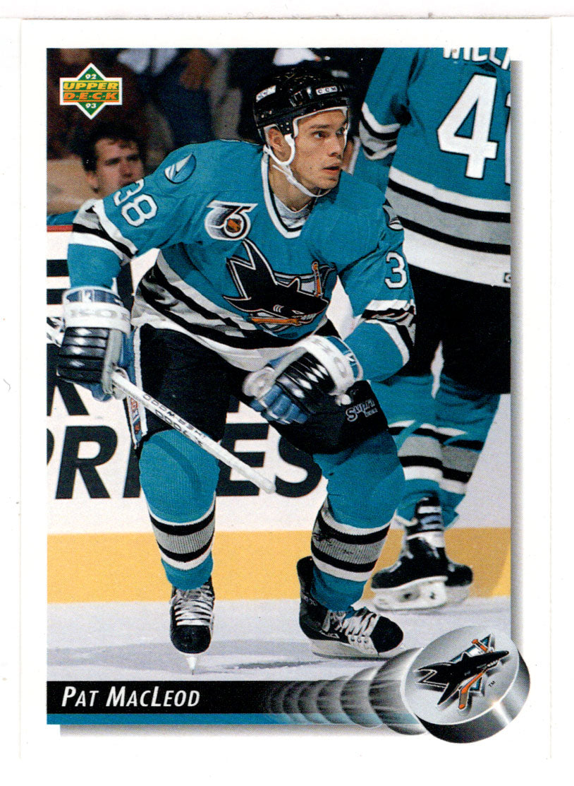 Pat MacLeod - San Jose Sharks (NHL Hockey Card) 1992-93 Upper Deck # 146 Mint