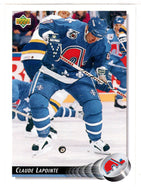 Claude Lapointe - Quebec Nordiques (NHL Hockey Card) 1992-93 Upper Deck # 147 Mint